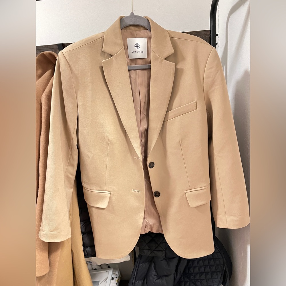 Anine Bing Camel Blazer